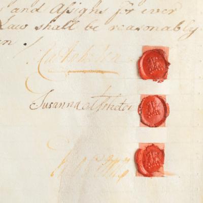 Lot #341 Thomas Penn Document Signed - Image 2