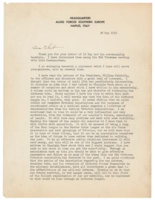 Lot #434 James M. Gavin: Gen. Gavin on American air mobility: 