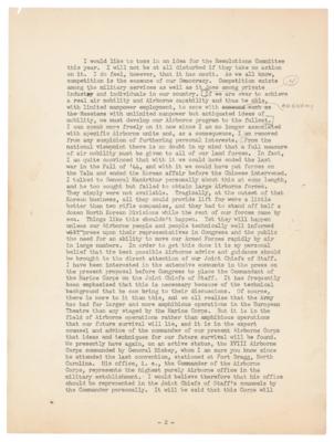 Lot #434 James M. Gavin: Gen. Gavin on American air mobility: 