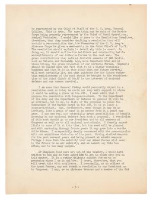 Lot #434 James M. Gavin: Gen. Gavin on American air mobility: 