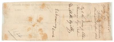 Lot #25 James Buchanan Signed Check - Image 2