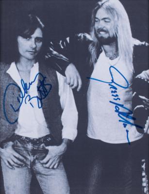 Lot #726 Gregg Allman and Dickie Betts Signed Photograph - Image 1