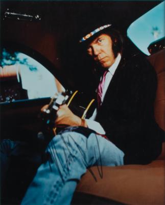 Lot #752 Neil Young Signed Photograph - Image 1