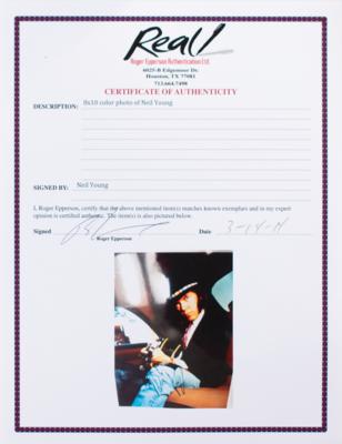 Lot #752 Neil Young Signed Photograph - Image 3