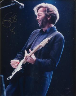 Lot #740 Eric Clapton Signed Photograph - Image 1