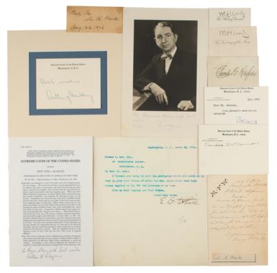 Lot #376 Supreme Court (12) Signed Items - Image 1