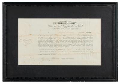 Lot #289 Elbridge Gerry Document Signed - Image 2