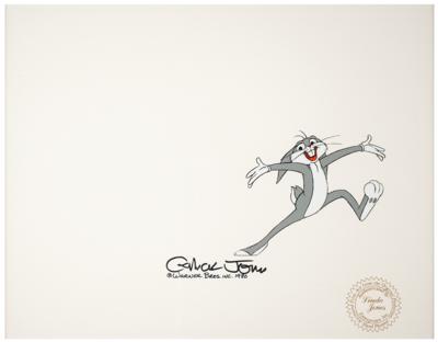 Lot #1161 Bugs Bunny production cel from Bugs Bunny's Bustin' Out All Over signed by Chuck Jones Production Cel - Image 2