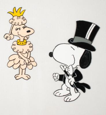 Lot #1200 Snoopy and Poodle original production cel from It's Your 20th Television Anniversary, Charlie Brown Production Cel - Image 3