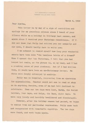 Lot #310 Helen Keller Typed Letter Signed - Image 1