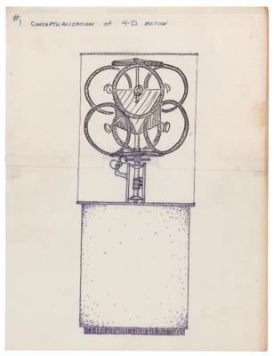 Lot #585 Buckminster Fuller (4) Signed Items as Part of the Roger W. Stoller Design Archive - Image 11