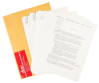 Lot #585 Buckminster Fuller (4) Signed Items as Part of the Roger W. Stoller Design Archive - Image 14