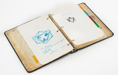 Lot #585 Buckminster Fuller (4) Signed Items as Part of the Roger W. Stoller Design Archive - Image 2