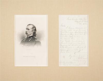 Lot #401 George A. Custer: Extremely important letter as Custer prepares to track down Early's army on the morning of the Battle of Waynesboro - Image 1