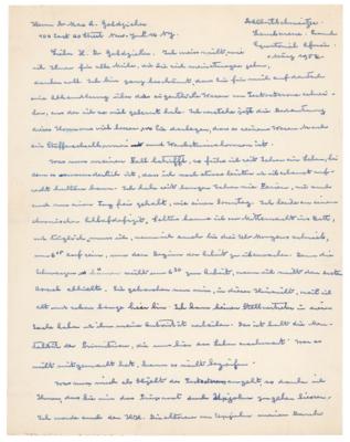 Lot #364 Albert Schweitzer Autograph Letter Signed and Signed Photograph - Image 2