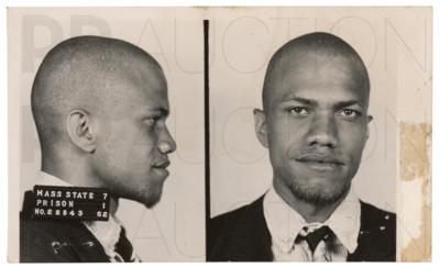 Lot #183 Malcolm X Original Mug Shot - Image 1
