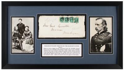 Lot #403 George A. Custer Hand-addressed Mailing Envelope - Image 1
