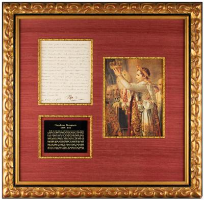 Lot #404 Napoleon Letter Signed - Image 1
