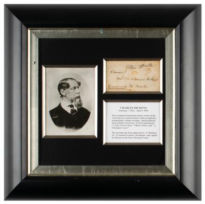 Lot #628 Charles Dickens Signed Free Frank - Image 1