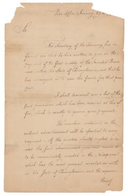 Lot #396 Henry Knox Letter Signed - Image 2