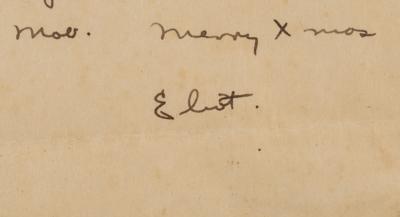 Lot #218 Eliot Ness: Ness forwards eight illegal 'Cotton Club' lammer chips 