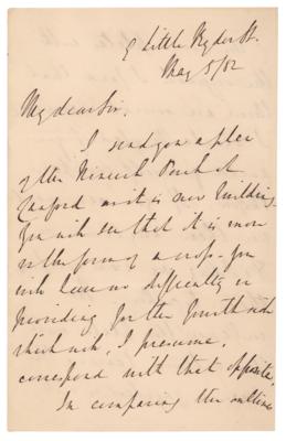 Lot #321 Austen Henry Layard Autograph Letter Signed - Image 1