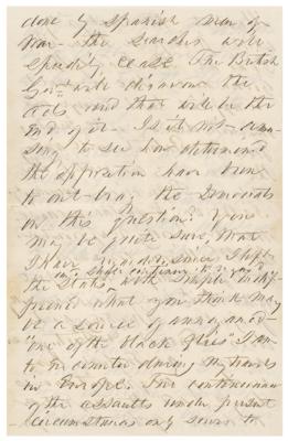 Lot #22 Franklin Pierce Autograph Letter Signed - Image 9