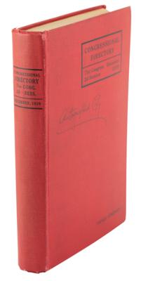 Lot #35 Herbert Hoover and White House Staff Signed Congressional Directory - Image 3