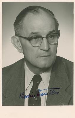 Lot #333 Martin Niemoller (3) Signed Items - Image 3