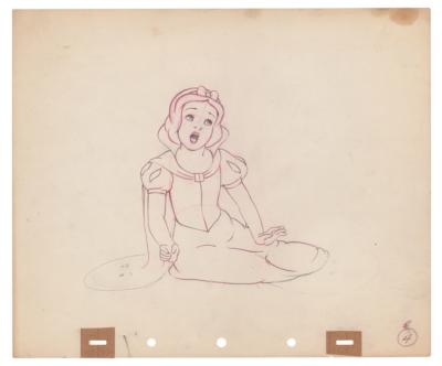 Lot #1076 Snow White production drawing from Snow