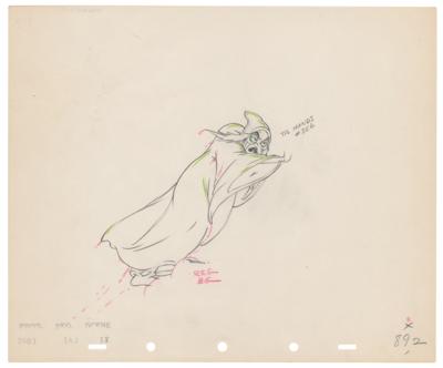 Lot #1075 Wicked Witch production drawing from