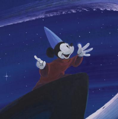 Lot #977 Mickey Mouse concept painting from Fantasia Concept Painting - Image 2