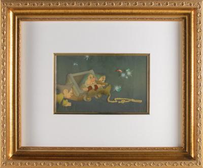 Lot #958 Sleepy, Dopey, and Bashful production cel from Snow White and the Seven Dwarfs - Image 2