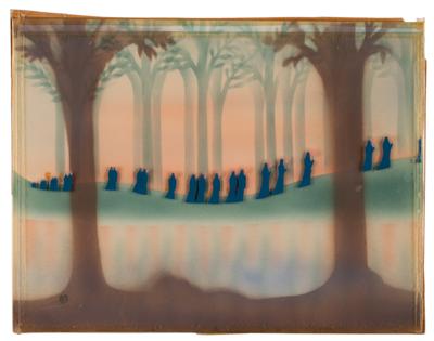 Lot #982 Monks production cel from Fantasia Production Cel - Image 1