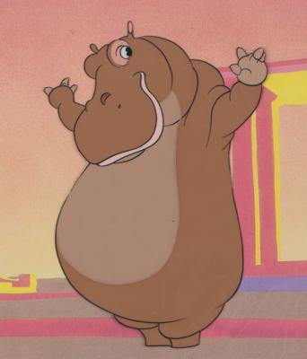Lot #987 Hyacinth Hippo production cel from Fantasia - Image 2