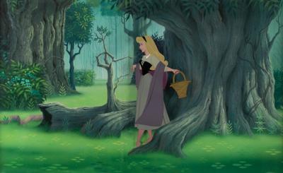 Lot #1011 Briar Rose production cel from Sleeping Beauty Production Cel - Image 2