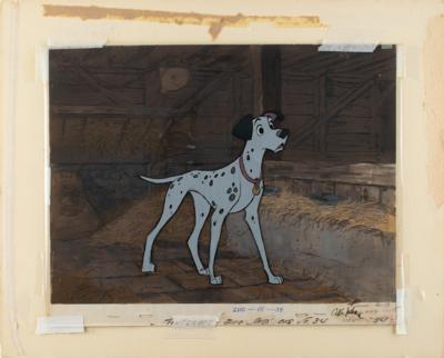 Lot #1012 Pongo production cels and master background from One Hundred and One Dalmatians Production Cel and Master Background - Image 1