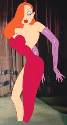 Lot #1019 Jessica Rabbit production color model cel from Who Framed Roger Rabbit - Image 2