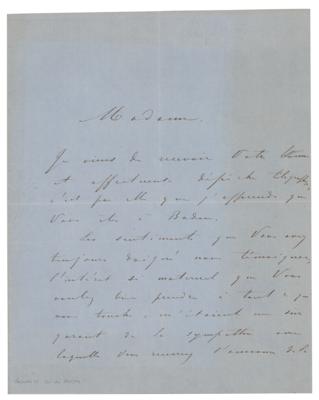 Lot #317 King Leopold II of Belgium: Leopold II on the birth of his son, the heir to the Belgian throne: 