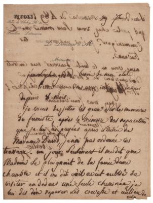 Lot #360 Etienne-Gaspard Robert Autograph Letter Signed - Image 1