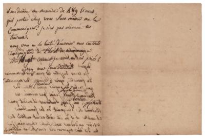 Lot #360 Etienne-Gaspard Robert Autograph Letter Signed - Image 2