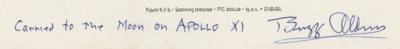 Lot #505 Buzz Aldrin's Flown Apollo 11 Flight Plan Page: 