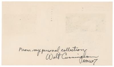 Lot #506 Apollo 12 Signed Postcard (From the Collection of Walt Cunningham) - Image 2