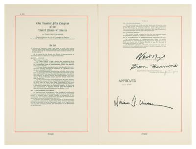 Lot #69 Bill Clinton: Bill signing pen for Frank Sinatra: 