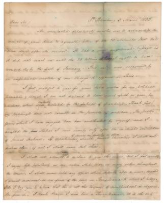 Lot #23 James Buchanan Autograph Letter Signed - Image 1