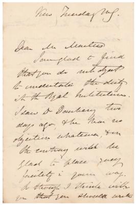 Lot #301 Joseph Dalton Hooker Autograph Letter Signed - Image 1
