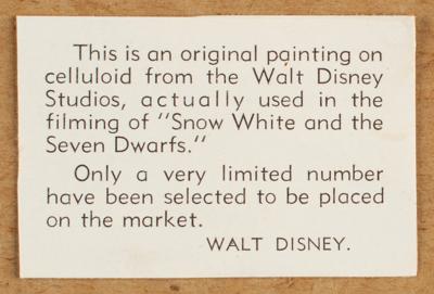 Lot #966 Dopey production cel from Snow White and the Seven Dwarfs - Image 4