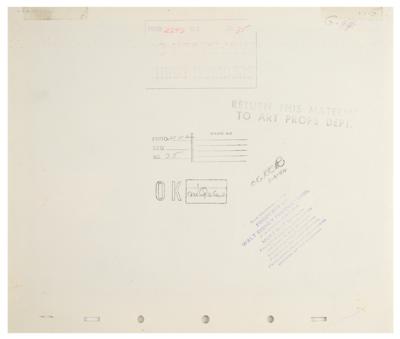 Lot #980 Mickey Mouse and Black Pete production keymaster background set-up from Mr. Mouse Takes a Trip Production Keymaster Background Set-Up - Image 2
