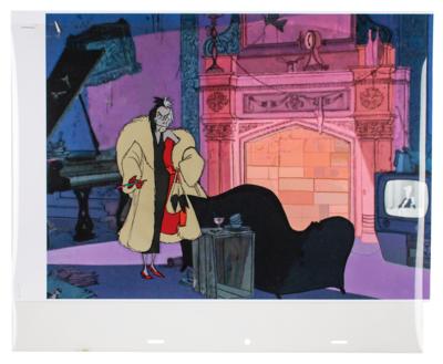 Lot #1015 Cruella de Vil production cel from 101