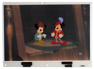 Lot #1022 Mickey Mouse production cels from The Prince and the Pauper Production Cels - Image 1